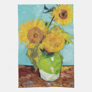 Sunflowers Vincent van Gogh   Kitchen Towel