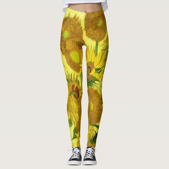 Sunflowers Vincent van Gogh      Leggings (Front)