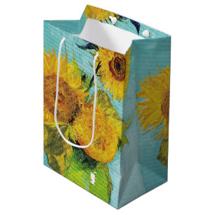 Sunflowers Vincent van Gogh    Medium Gift Bag