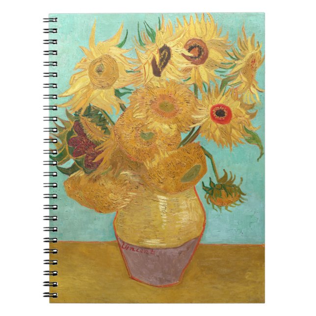 Sunflowers Vincent van Gogh   Notebook (Front)