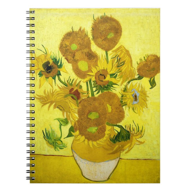 Sunflowers Vincent van Gogh    Notebook (Front)