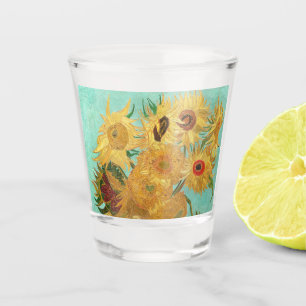 Sunflowers Vincent van Gogh    Shot Glass
