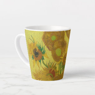 Sunflowers-Vincent van Gogh Small Latte Mug