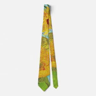Sunflowers Vincent van Gogh   Tie