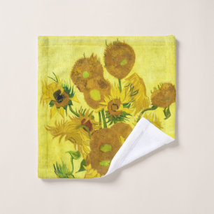 Sunflowers Vincent van Gogh     Wash Cloth