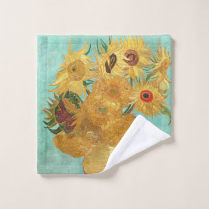 Sunflowers Vincent van Gogh     Wash Cloth