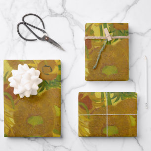 Sunflowers - Vincent van Gogh Wrapping Paper Sheet