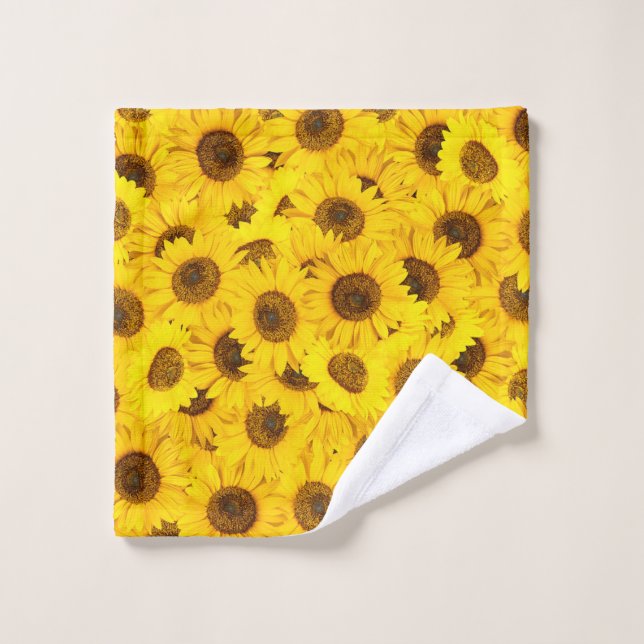 Sunflowers Wash Cloth (Wash Cloth)
