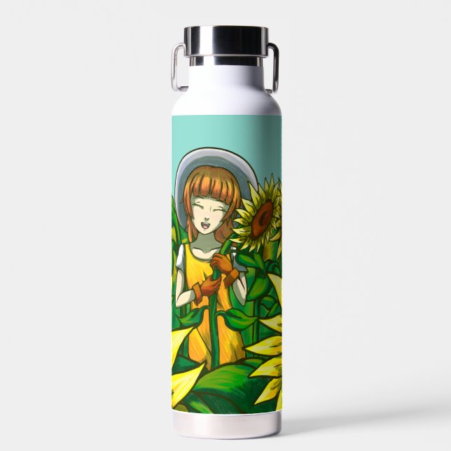 Sunflowers Water Bottle (Front)
