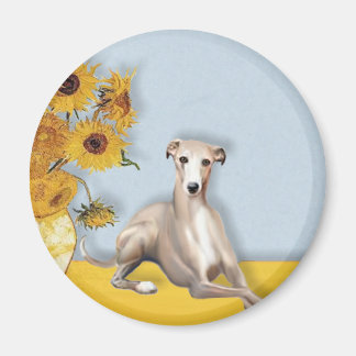 Sunflowers - Whippet #2A Magnet