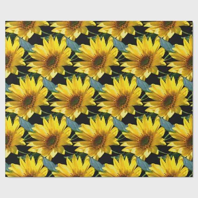 Sunflowers Wrapping Paper (Seam)