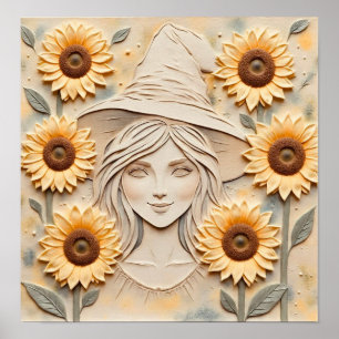SunFlowerWitch  Poster