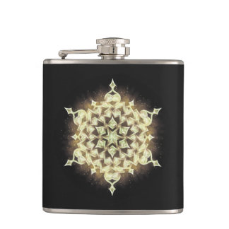 Sunfrost Snowflake Hip Flask