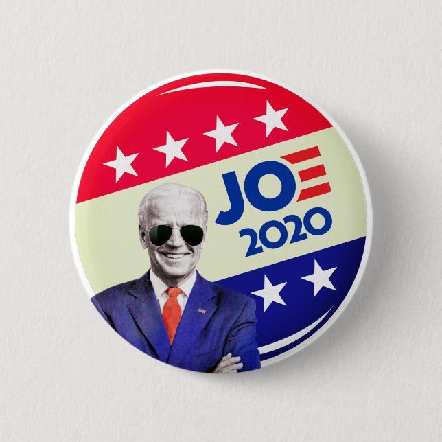 Sunglass Elect Joe Biden Presidential Election 20 2 Inch Round Button (Front)