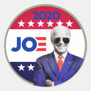 Sunglass Elect Joe Biden Presidential Election 20 Classic Round Sticker