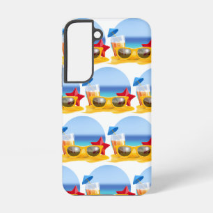 Sunglasses and Beach Scene for Summer Samsung Galaxy Case