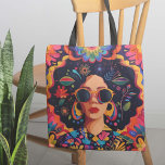 Sunglasses and Sass<br><div class="desc">Embrace your unique style and celebrate diversity with this amazing design. It's made for strong, independent women who love expressing themselves. The design shows a confident woman in bold colours and cool patterns, rocking stylish sunglasses and statement earrings. Vibrant flowers and abstract art represent creativity and togetherness. Bring boldness and...</div>