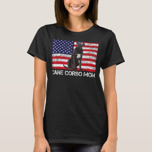 Sunglasses Cane Corso Mom Flag American Usa Dog T-Shirt