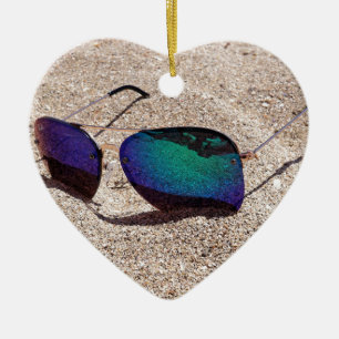 Sunglasses Ceramic Ornament