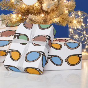 Sunglasses Colourful Summer Sunglasses Wrapping Paper