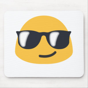 Sunglasses Emoji Mouse Pad
