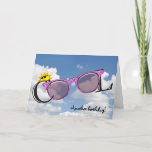 sunglasses for birthday card