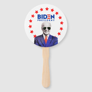 Sunglasses Joe Biden for President Election 2020 Hand Fan