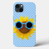 Sunglasses On Sunflower 