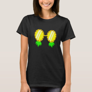 Sunglasses Retro Swinger Upside Down Pineapple T-Shirt