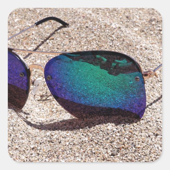Sunglasses Square Sticker