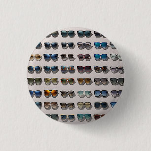 Sunglasses themed badge, pin, button gift