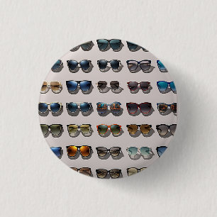 Sunglasses themed gift 1 inch round button