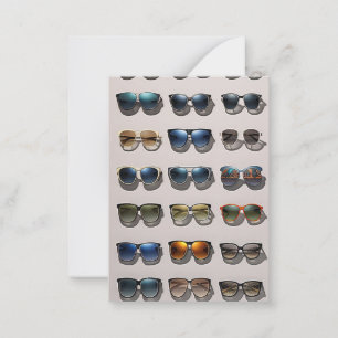 Sunglasses themed gift card