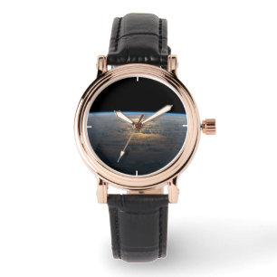 Sunglint Beams Off A Partly Cloudy South Pacific Watch