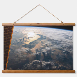 Sunglint Beams Off Celebes Sea In Southeast Asia Hanging Tapestry
