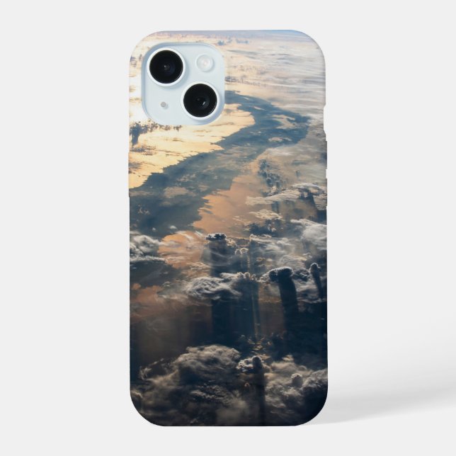 Sunglint Beams Off Celebes Sea In Southeast Asia iPhone 15 Case (Back)