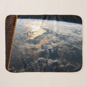 Sunglint Beams Off Celebes Sea In Southeast Asia Sherpa Blanket