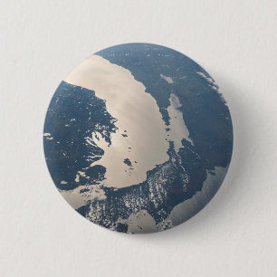 Sunglint Beams Off Lake Michigan 2 Inch Round Button