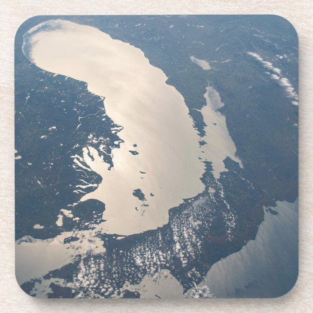 Sunglint Beams Off Lake Michigan Coaster (Front)