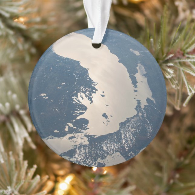 Sunglint Beams Off Lake Michigan Ornament (Tree)