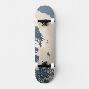 Sunglint Beams Off Lake Michigan Skateboard