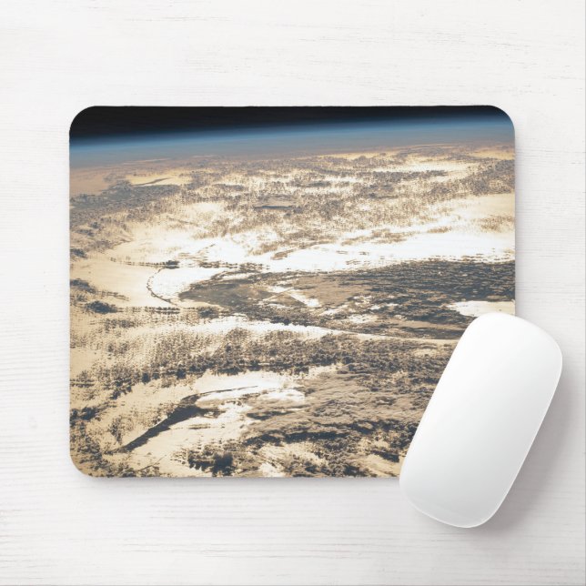 Sunglint Beams Off The Atlantic Ocean Mouse Pad (With Mouse)