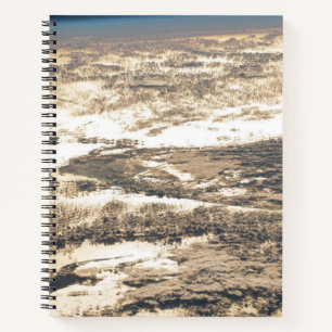 Sunglint Beams Off The Atlantic Ocean Notebook