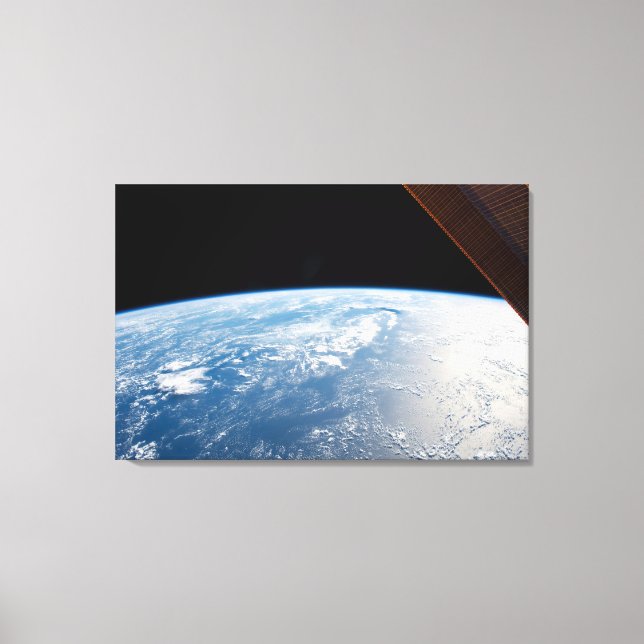 Sunglint Beams Off The Waters Of The Pacific Ocean Canvas Print (Front)