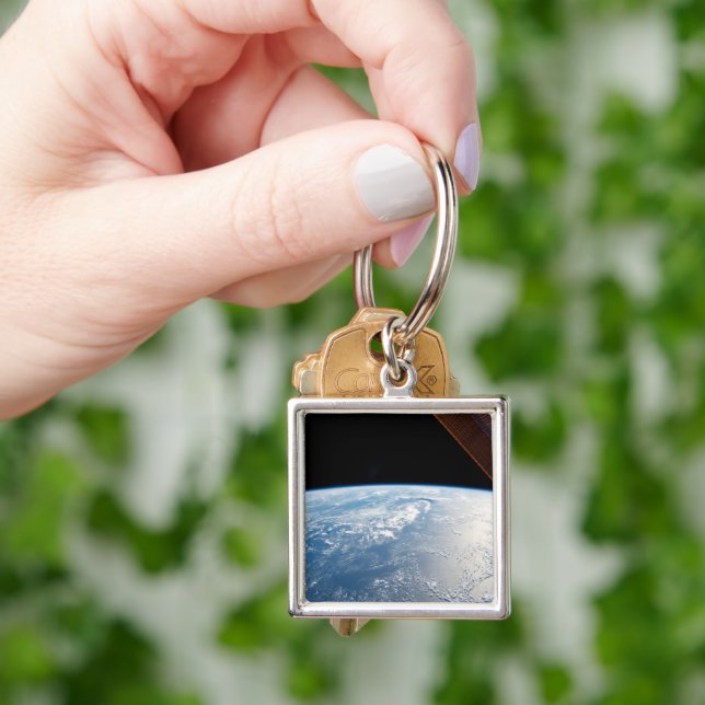 Sunglint Beams Off The Waters Of The Pacific Ocean Keychain (Hand)