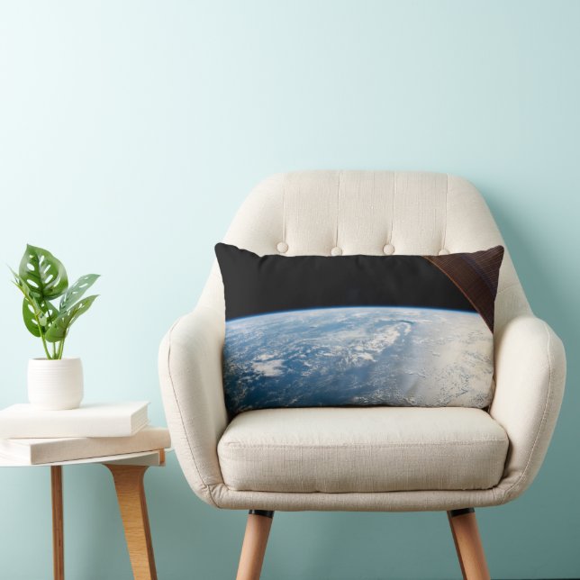 Sunglint Beams Off The Waters Of The Pacific Ocean Lumbar Pillow (Chair)