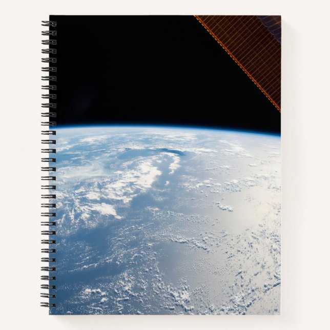 Sunglint Beams Off The Waters Of The Pacific Ocean Notebook (Front)