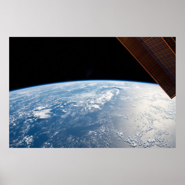 Sunglint Beams Off The Waters Of The Pacific Ocean Poster (Front)
