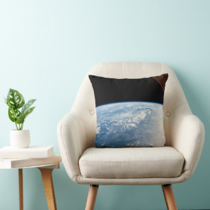 Sunglint Beams Off The Waters Of The Pacific Ocean Throw Pillow