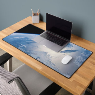 Sunglint Off The Gulf Of St. Lawrence In Canada. Desk Mat